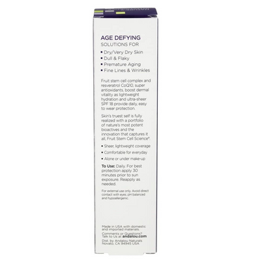 Age Defying Ultra Sheer Daily Defense Facial Lotion SPF 18